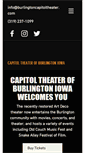 Mobile Screenshot of burlingtoncapitoltheater.com