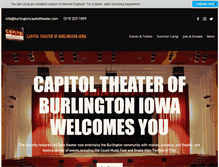 Tablet Screenshot of burlingtoncapitoltheater.com
